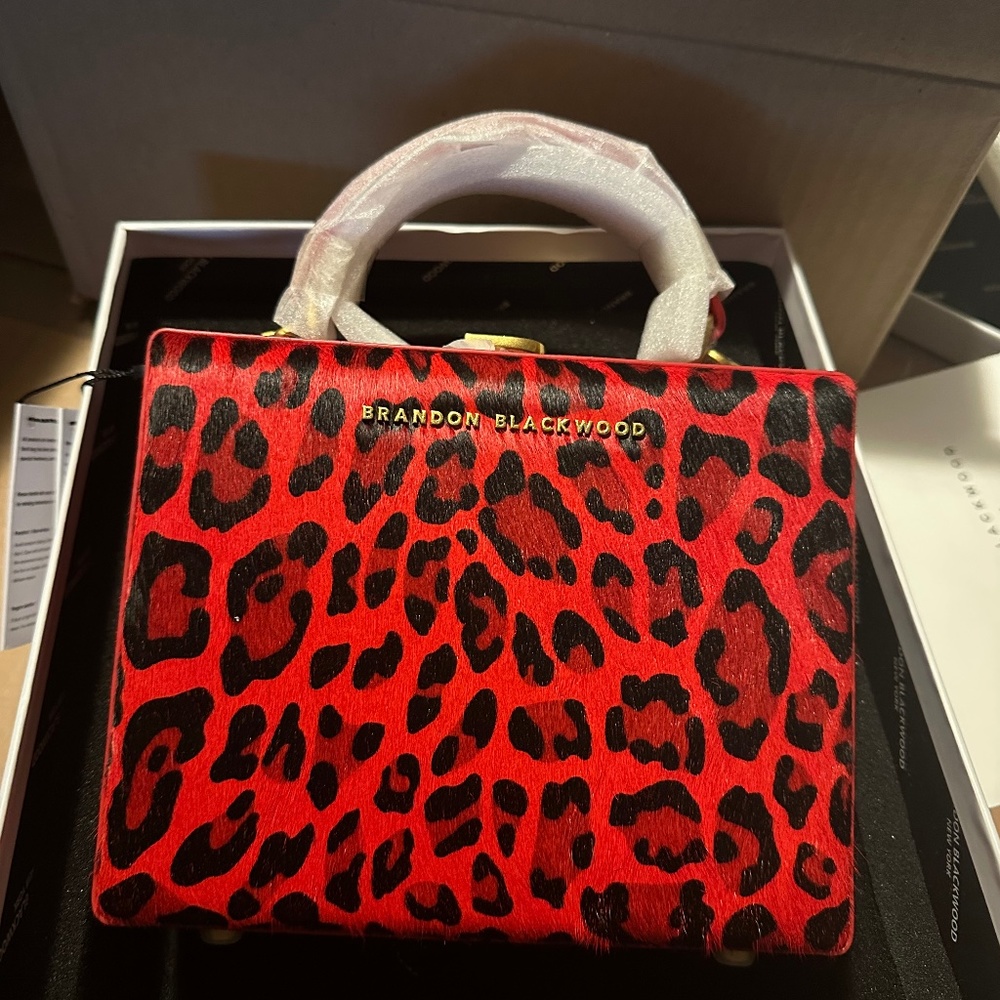 Brandon Blackwood Kendrick Trunk - Red Leopard